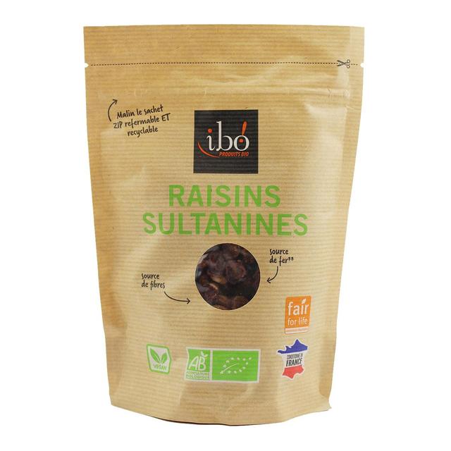 3609060008307 - Ibo - Raisins secs Sultanines bio