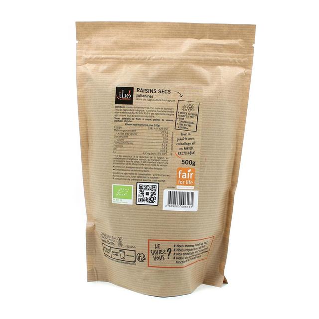 3609060008307 - Ibo - Raisins secs Sultanines bio