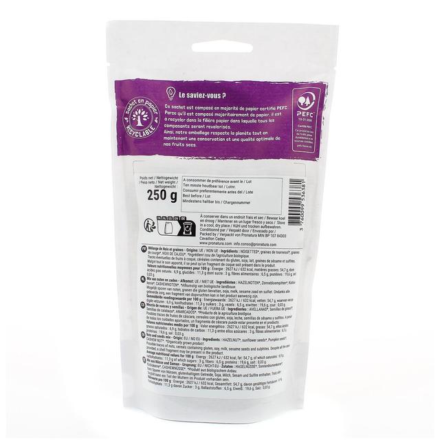 3760099536381 - Pronatura - Cocktail noix et graines bio