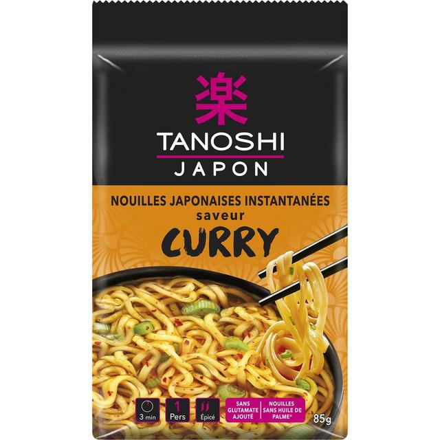 3229820786681 - Tanoshi - Japon - Nouilles de blé instantanées asiatiques saveur curry