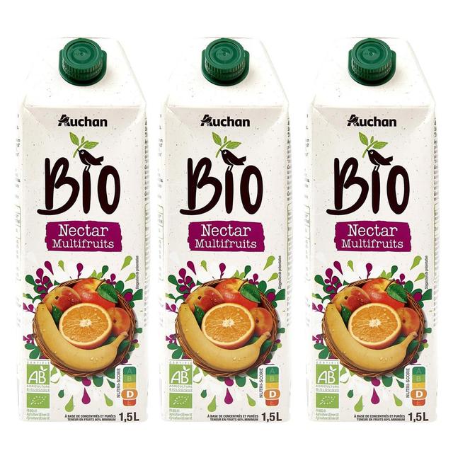 2050000406881 - Auchan BIO - Nectar multifruits bio
