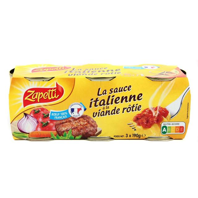 3021690017281 - Zapetti - Sauce italienne à la viande rotie