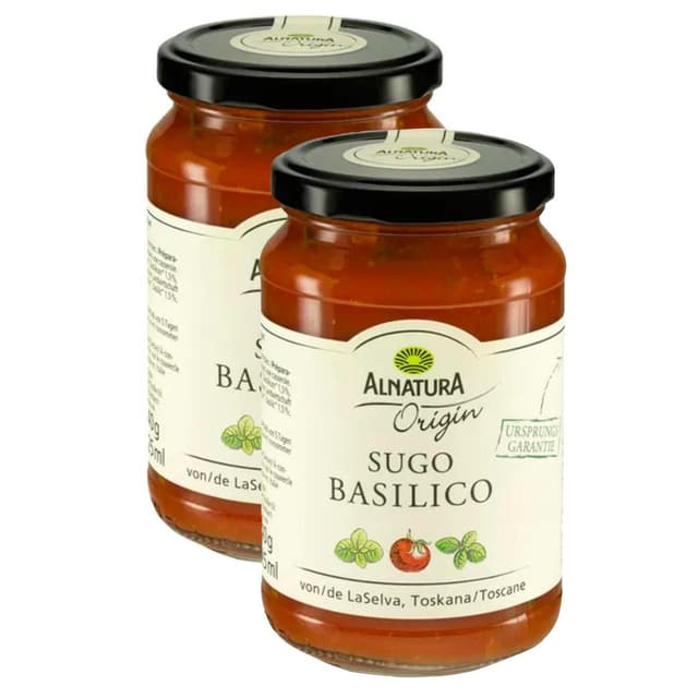 4104420130005 - Alnatura - Sauce tomate bio au basilic - Sugo Basilico en bocal