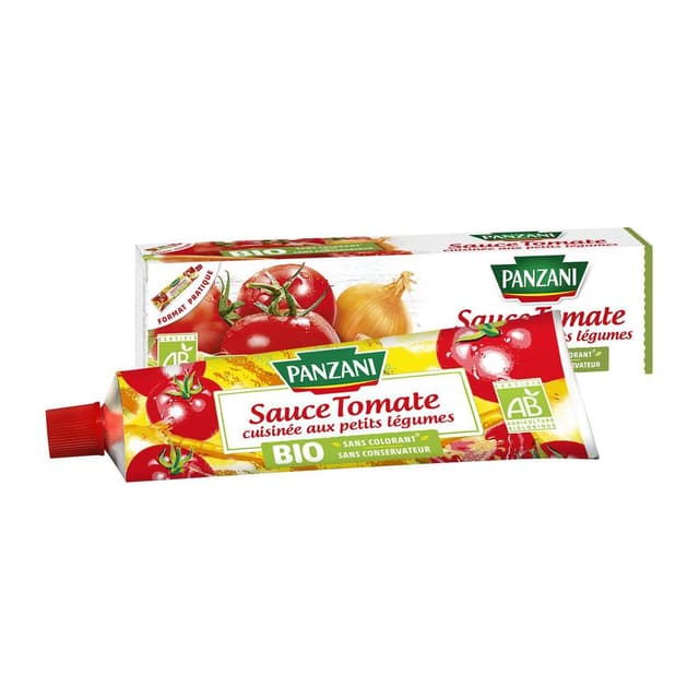 3038359008481 - Panzani - Sauce Tomate Cuisinée aux Petits Légumes Bio