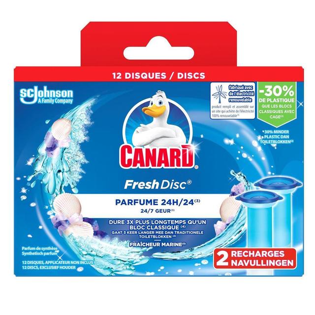 5000204328981 - Canard Fresh - Fresh Disc - Recharge disque nettoyant WC fraîcheur marine