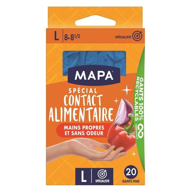 3245429680182 - Mapa - Gants fins pour contact alimentaire