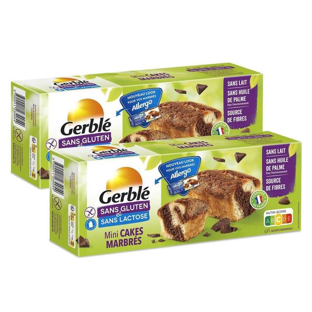 2050000400582 - Gerblé Sans Gluten Sans Lactose - Mini cakes marbrés sans gluten et sans lactose