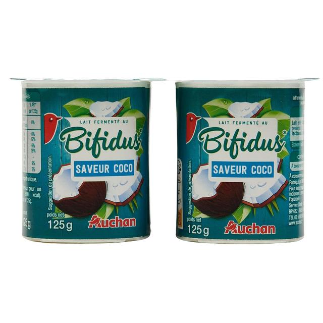 3596710340682 - Auchan - Yaourt au bifidus à la noix de coco