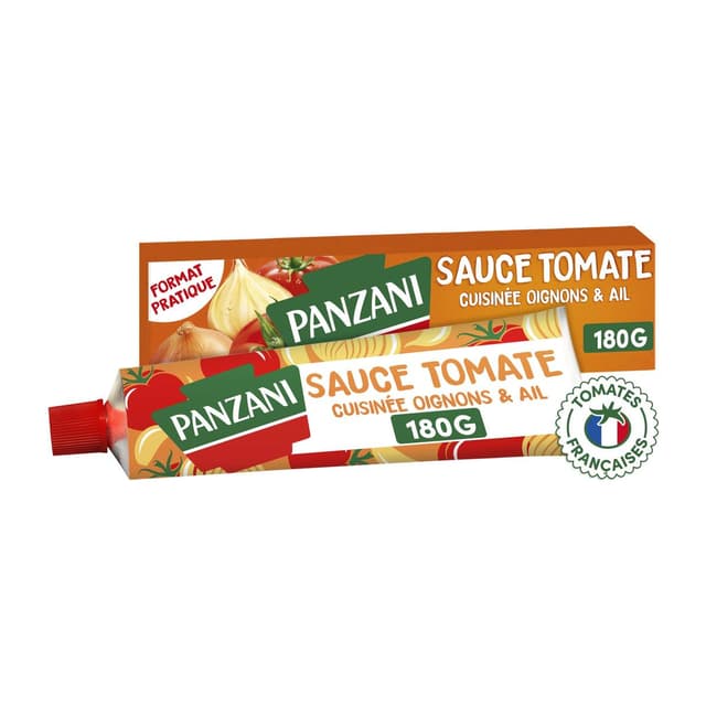 3038359000782 - Panzani - Sauce tomate cuisinée oignons et ail en tube