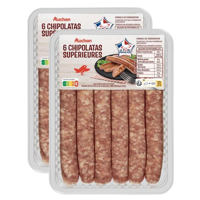 2050000411182 - Auchan - Chipolatas Supérieures