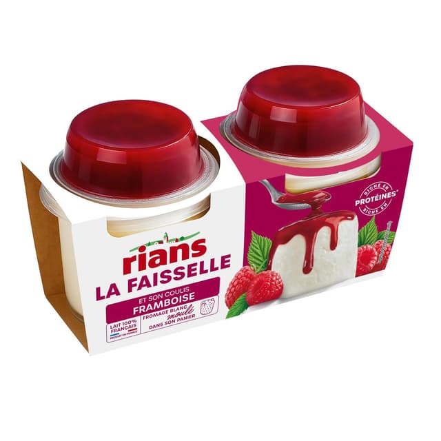 3184670001882 - Rians - Faisselle et son coulis de Framboises