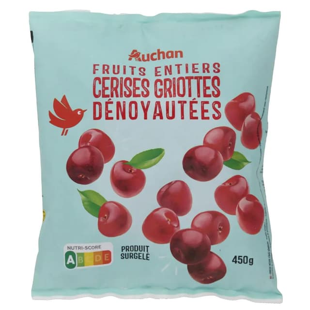 3596710562282 - Auchan - Cerises griottes dénoyautées