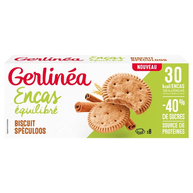 3175681303782 - Gerlinéa - 24 Biscuits Encas saveur Spéculoos
