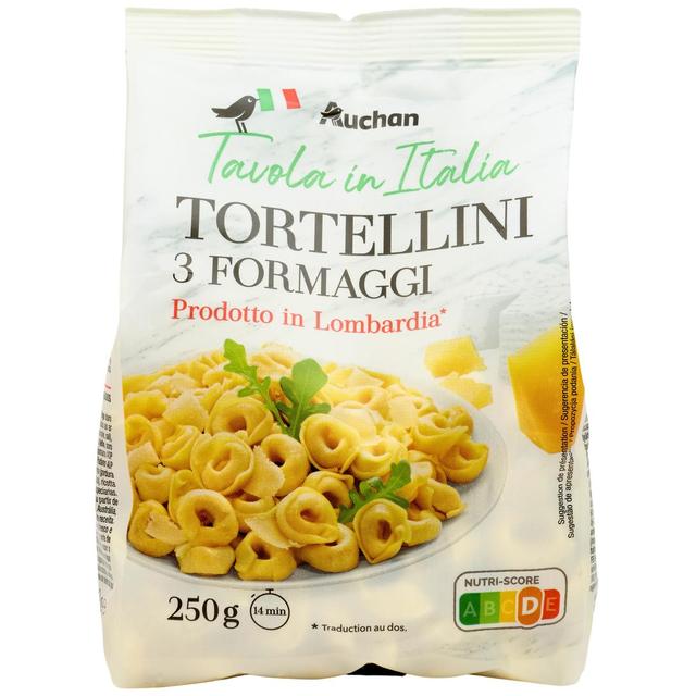 3596710525782 - Auchan Tavola In Italia - Pâtes Tortellini 3 fromages - Pâtes farcies