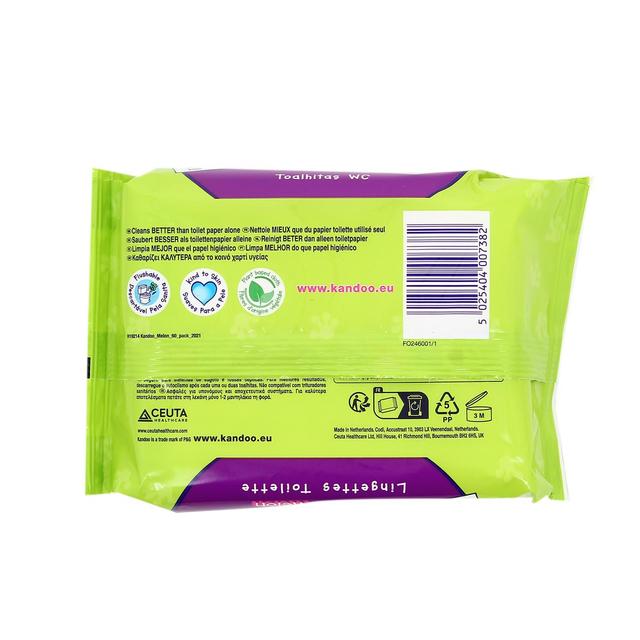 5025404007382 - Kandoo - Lingettes toilettes melon