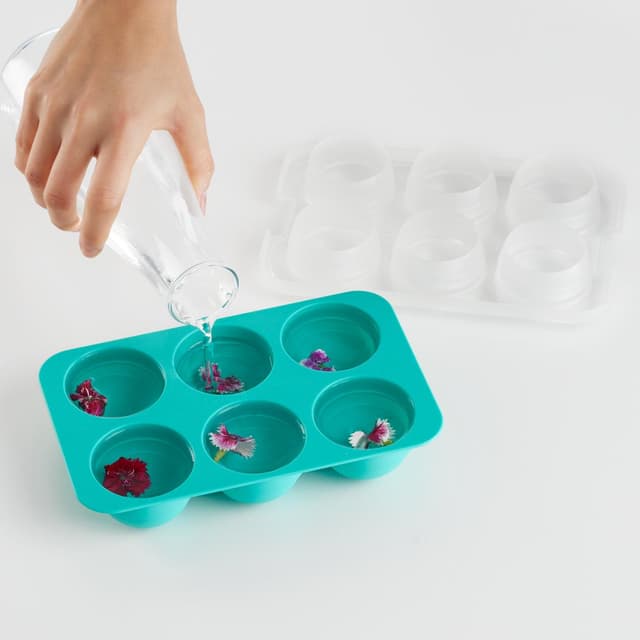 8710755887482 - Lékué - Plateau à glaçons sphériques XL - Turquoise