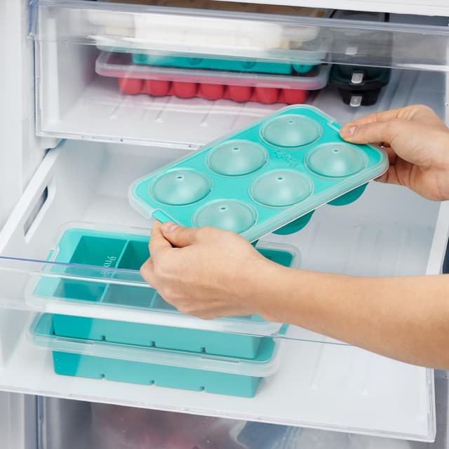 8710755887482 - Lékué - Plateau à glaçons sphériques XL - Turquoise