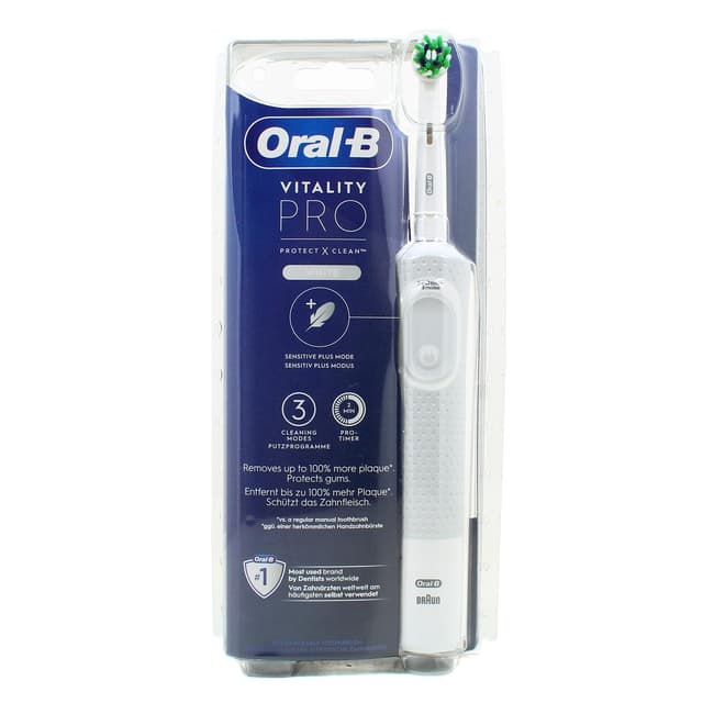 4210201427582 - Oral B - Brosse À Dents Vitality Pro blanche