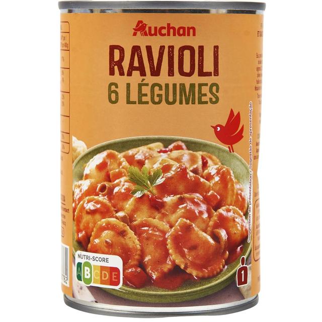 3596710187782 - Auchan - Ravioli aux 6 légumes