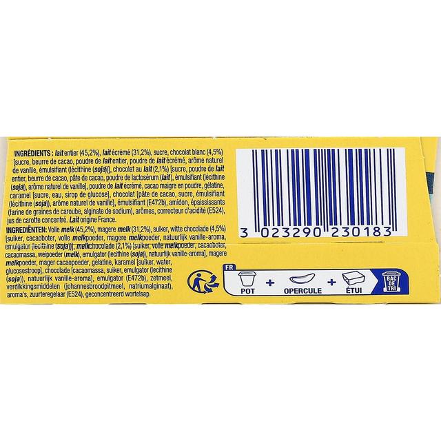 3023290230183 - La laitière - Mousse au Chocolat Blanc et au Lait