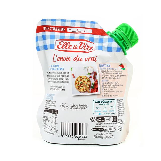 3451790020483 - Elle&Vire - Fromage Blanc et Crème de Normandie en poche