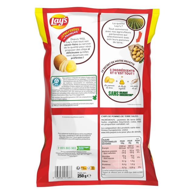 3168930171683 - Lay's - Chips nature