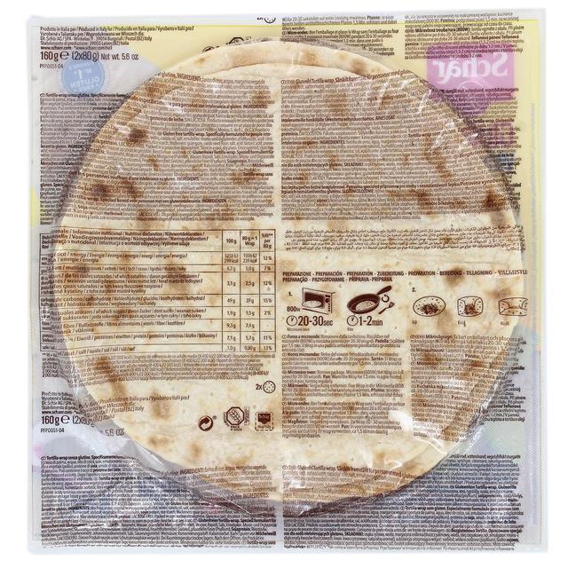 8008698011683 - Schär - Tortilla Wraps sans gluten