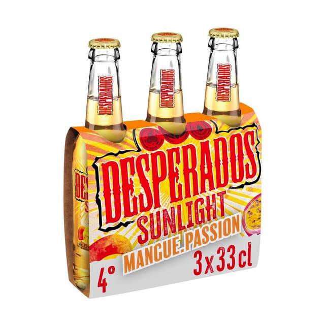 3119789832683 - Desperados - Bière aromatisée tequila mangue passion 4°