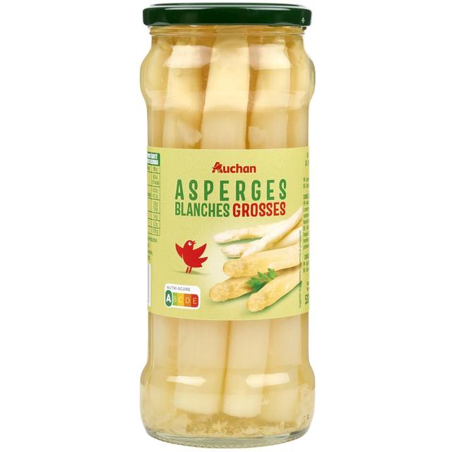 3596710383283 - Auchan - Asperges blanches grosses en bocal