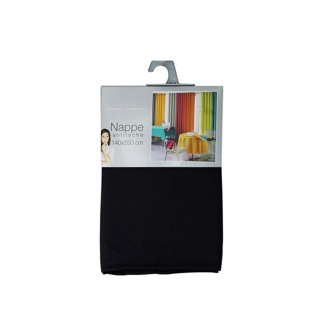 3574387203783 - Douceur D Interieur - Nappe rectangle NOIR 8/10 couverts