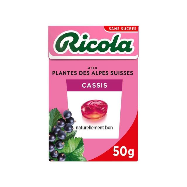 7610700015483 - Ricola - Bonbons cassis sans sucres