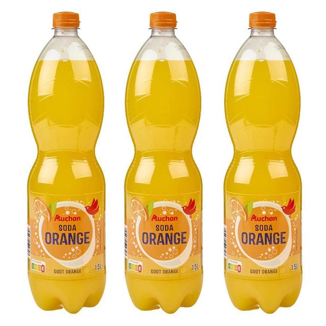 2050000406683 - Auchan - Soda goût orange