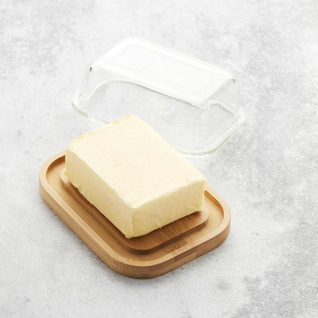 5420059857083 - Point virgule - Beurrier en bambou avec couvercle en verre