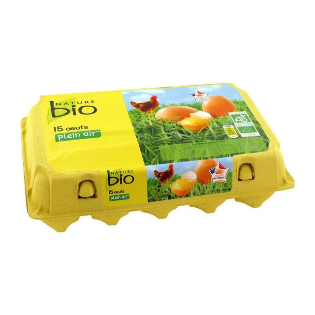 3257984467283 - Nature Bio - Oeufs Bio Calibre moyen