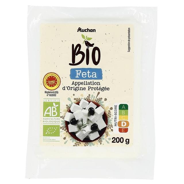 3596710337583 - Auchan BIO - Féta grecque bio AOP