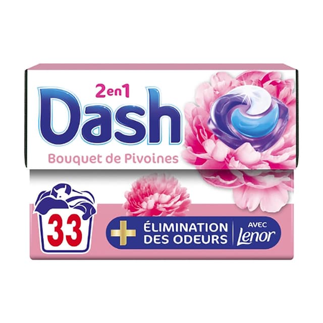 8006530207683 - Dash - Lessive capsules 2 en 1 bouquet de pivoines
