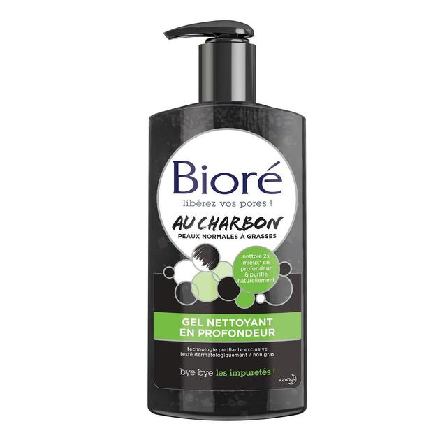 5017634238483 - Bioré - Gel nettoyant visage en profondeur au charbon