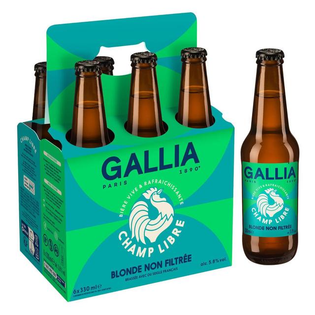 3119789829683 - Gallia - Bière blonde non filtrée 5.8°