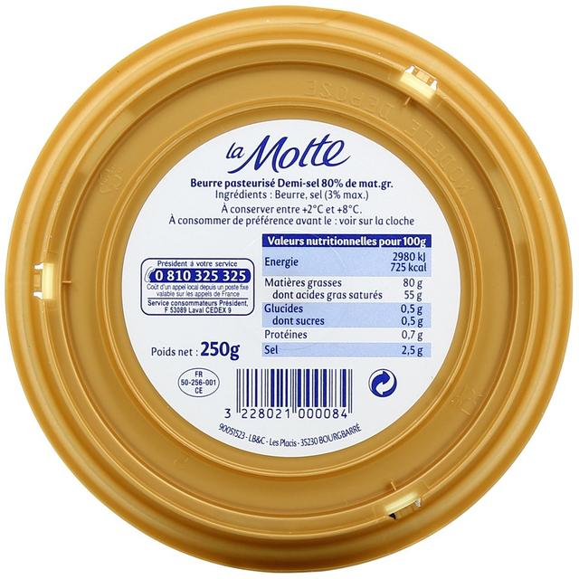 3155250367094 - Président - Motte de beurre aux cristaux de sel