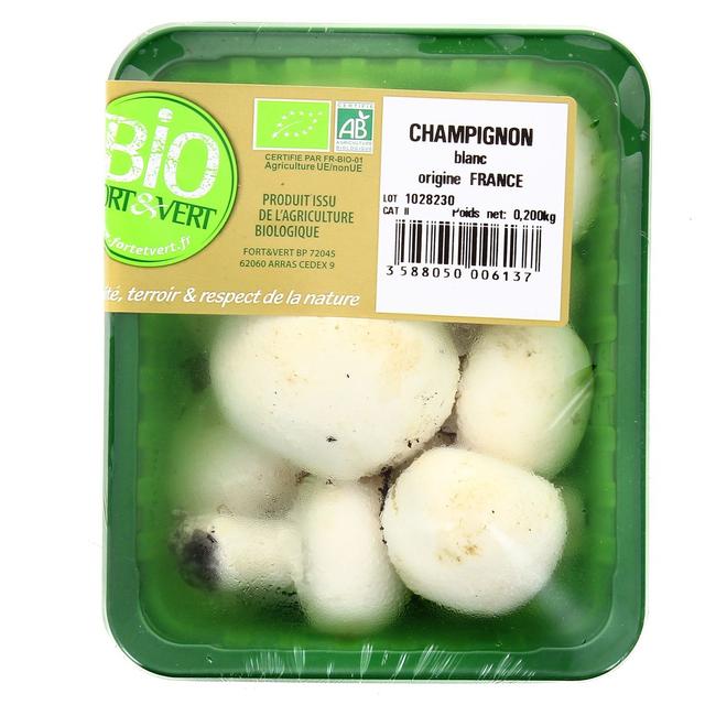 3588050006137 - Fort & Vert - Champignon Blanc Bio