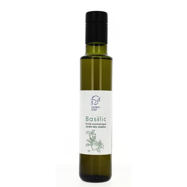 3760226530084 - Abbaye De Rieunette - Huile d'Olive et de Colza aromatisée au Basilic Bio