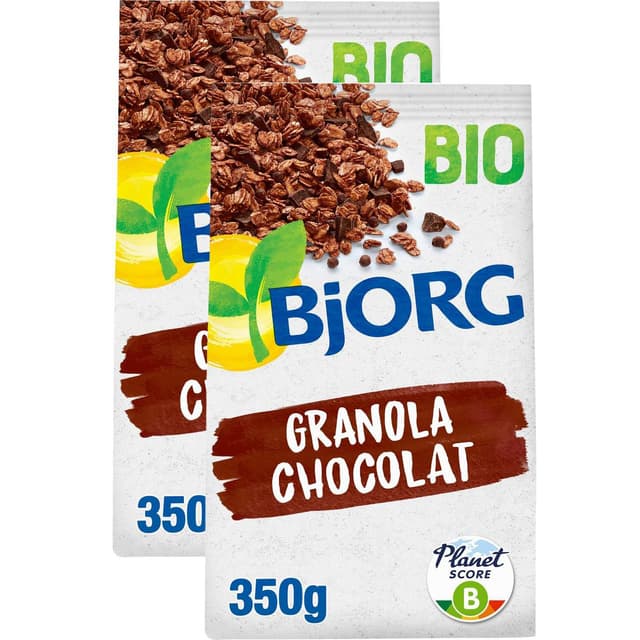2050000420184 - Bjorg - Céréales Granola Chocolat Bio