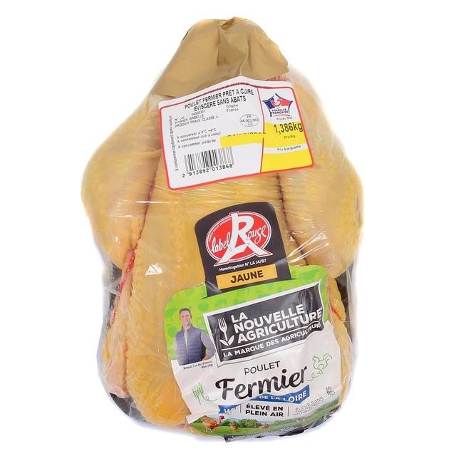 3435660770784 - La Nouvelle Agriculture - Poulet Fermier Jaune Pret à Cuire, Label Rouge