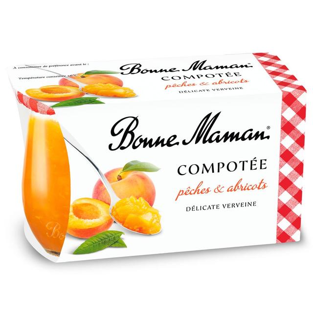 3608580931584 - Bonne Maman - Compotée pêches abricots verveine