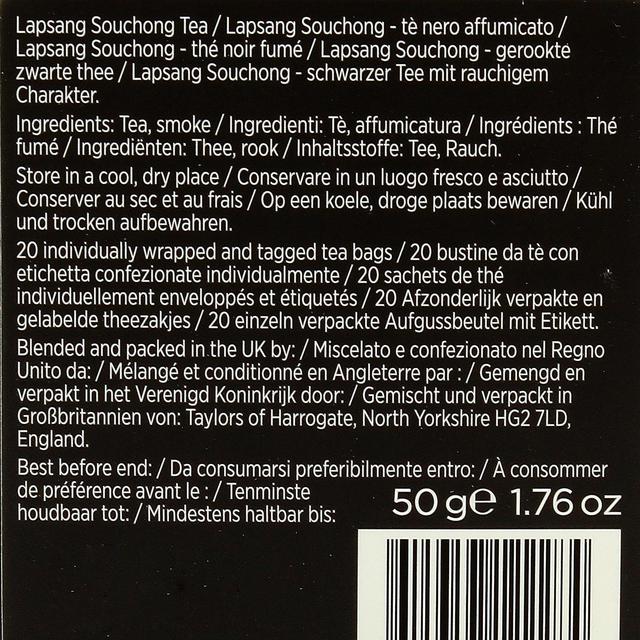 0615357122284 - Taylors of Harrogate - Thé lapsang souchong