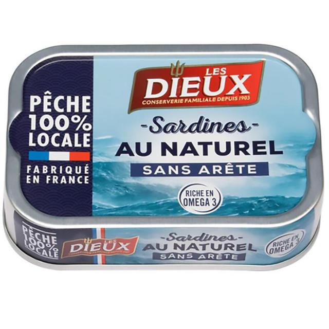 3188720003284 - Trésor des Dieux - Sardines au naturel sans arêtes