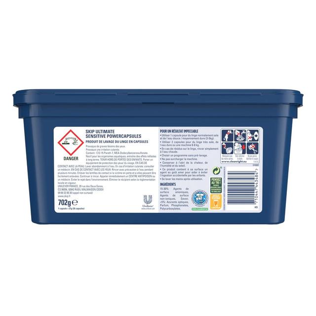 8710447443484 - Skip - Lessive doses ultimate sensitive power capsules