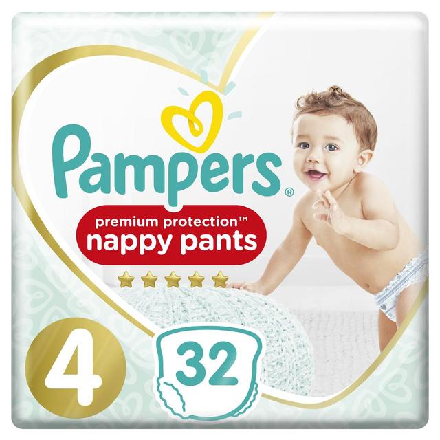 8001090184184 - Pampers Premium protection - Couches culottes T4 - 9/15kg - Active Fit nappy pants