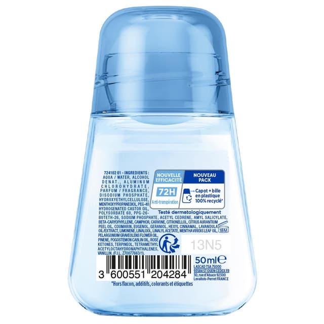 3600551204284 - Narta Homme - Déodorant Bille pour Homme Nord-Extrême 72H Fraîcheur Polaire au Cryo-Menthol