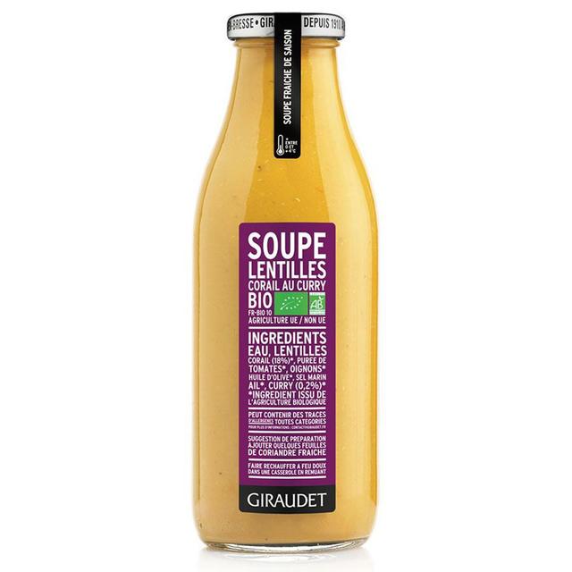 3100080044684 - Giraudet - Soupe Lentilles Corail au Curry Bio
